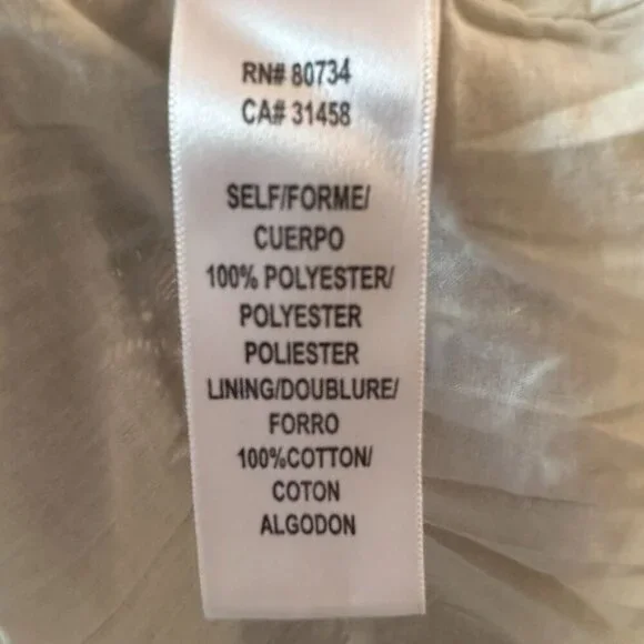 NWOT To The Max Womens Strapless Eyelet Midi Dress in Brown & Cream Size Medium - Picture 5 of 8